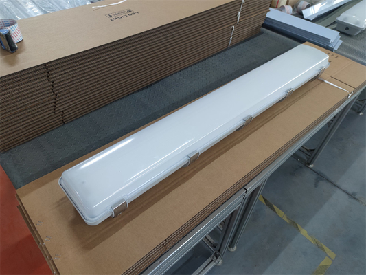 2*36W विस्फोट प्रतिरोधी फ्लोरोसेंट लाइट IP66 WF2 सुरक्षा स्तर IECEx जोन1 2 जोन21 22 खतरनाक वातावरण के लिए अनुमोदित