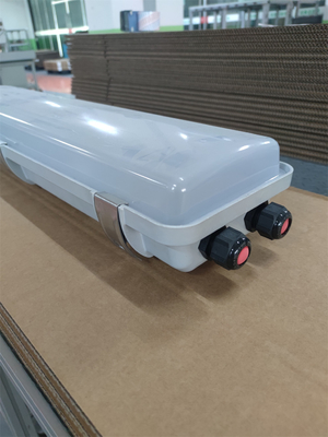 2*18w/2*36w विस्फोट प्रूफ फ्लोरोसेंट लाइट IP66 WF2 सुरक्षा स्तर उच्च CRI Ra≥70