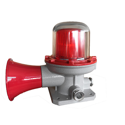 आपातकालीन प्रारंभ समय 0.3s और उच्च डेसिबल 120-180DB के साथ छत माउंट विस्फोट प्रूफ अलार्म लाइट