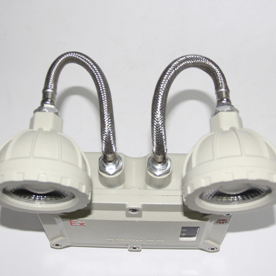 अनुकूलन योग्य वोल्टेज विस्फोट प्रूफ एलईडी फ्लड लाइट CRI Ra≥80 AC90-380V ब्रैकेट माउंटिंग के साथ