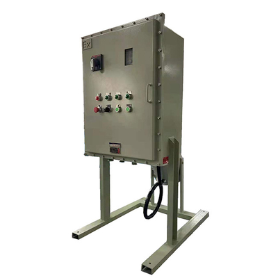 220V/380VAC वोल्टेज विस्फोट प्रूफ जंक्शन बॉक्स IP66 वाटरप्रूफ टिकाऊ एल्यूमीनियम मिश्र धातु संलग्नक सामग्री