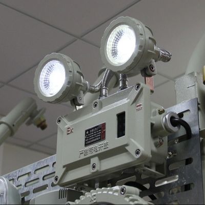 ATEX Explosion-Proof 2*3W LED Emergency Light IP66 Explosion-proof Gas Station Double Headlight 220V 380V