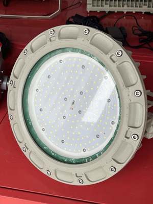 विस्फोट प्रूफ एलईडी हाई बे लाइट 100-240W ATEX IECEx प्रमाणित IP66