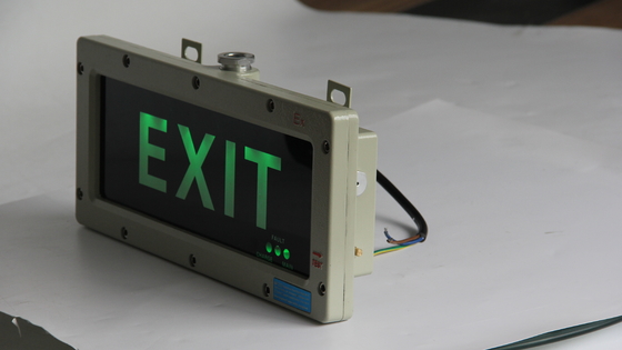 विस्फोट प्रूफ निकास साइन एलईडी 220V 3W ATEX CNEX प्रमाणित