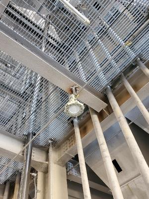 फ्लैट विस्फोट प्रूफ एलईडी हाई बे लाइट्स 5000k एटीएक्स वाटरप्रूफ 120W Ip66