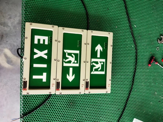 विस्फोट प्रूफ निकास साइन एलईडी 220V 3W ATEX CNEX प्रमाणित