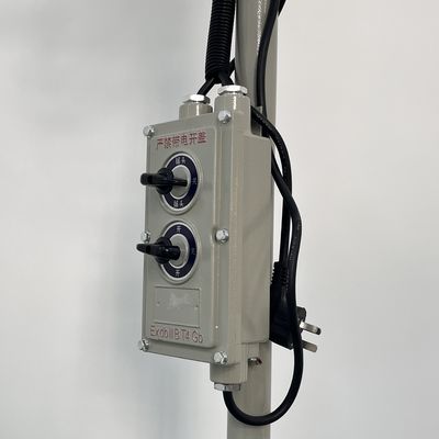 वॉल माउंटिंग के साथ विस्फोट-प्रूफ पिवोटिंग फैन – BFC सीरीज – 0.37kW से 0.75kW – स्टील और एल्यूमीनियम निर्माण