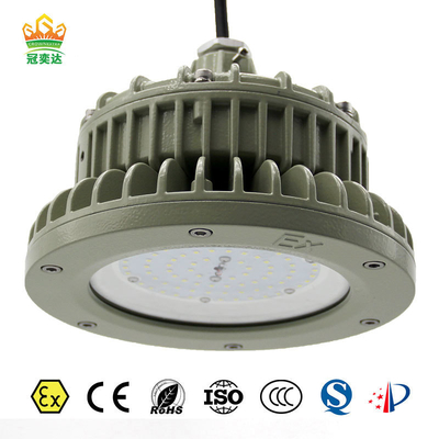 औद्योगिक ग्रेड विस्फोट प्रूफ एलईडी हाई बे लाइट IP66 पनरोक 100W-200W खतरनाक क्षेत्र 1 और 2 अनुप्रयोगों के लिए ATEX CNEX प्रमाणन के साथ