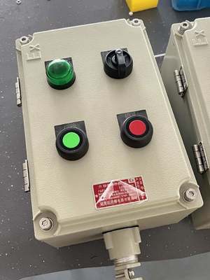 220V ATEX Ex Db IIC T6 Gb एक्स-प्रूफ कंट्रोल स्टेशन आसान स्थापना उत्पादन के लिए उपयुक्त