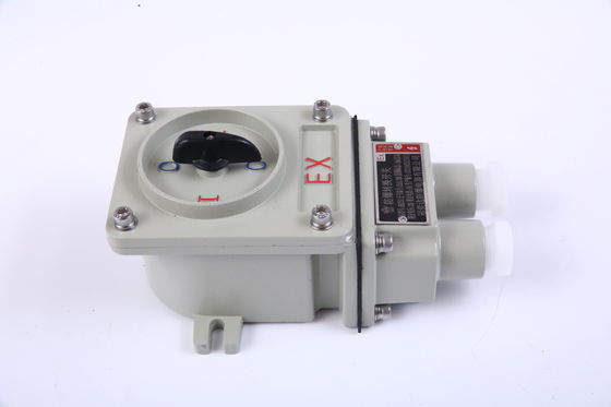 गर्म बिक्री AC220V/380V एल्यूमीनियम मिश्र धातु विस्फोट प्रूफ स्विच 5 साल की वारंटी Atex