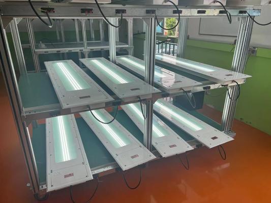 0.6M 1.2M 100LM/W रैखिक एलईडी विस्फोट प्रूफ 36w औद्योगिक दीपक सुरक्षित T6 एलईडी स्टील विस्फोट प्रूफ रैखिक प्रकाश