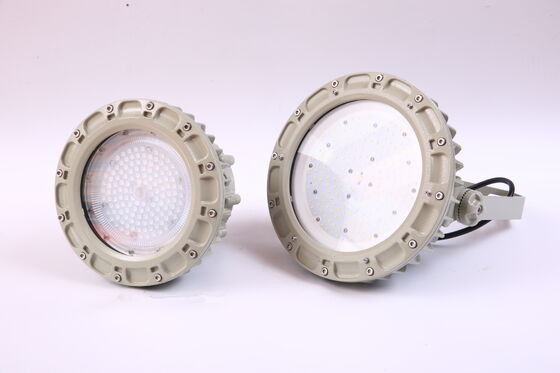 Ex IIC T6 ATEX IECEx IP66 WF2 समुद्री ड्रिलिंग प्लेटफार्म के लिए 50W-240W उच्च खाड़ी प्रकाश
