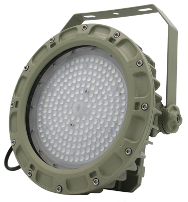 Ex IIC T6 ATEX IECEx IP66 WF2 समुद्री ड्रिलिंग प्लेटफार्म के लिए 50W-240W उच्च खाड़ी प्रकाश