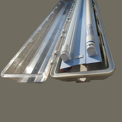 IP66 LED लाइनर विस्फोट प्रूफ लाइट 220V T5 T8 ट्यूब ATEX प्रमाणित खतरनाक क्षेत्रों के लिए