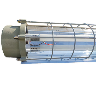 1200 मिमी गोदाम विस्फोट प्रूफ रैखिक प्रकाश 18-36W 100LM/W led Explosion Proof Tube Lamp छत स्थापित