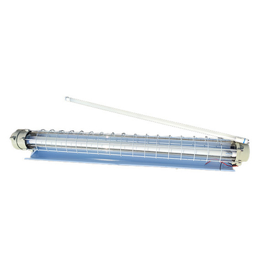 EX 2*20w डबल एलईडी ट्यूब फ्लोरोसेंट लाइट 100Lm/W 12 इंच 18 इंच विस्फोट प्रूफ रैखिक एलईडी लाइट