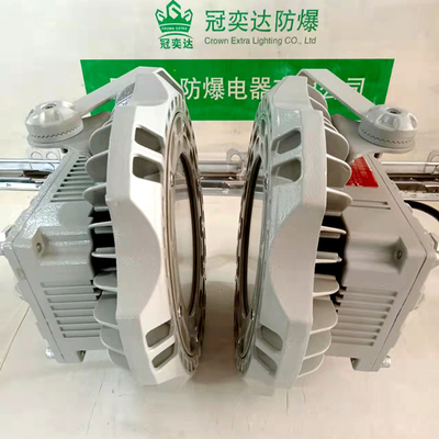औद्योगिक 150w 135lm/w की दक्षता पेट्रोलियम, गैस क्षेत्रों के लिए विस्फोट प्रूफ हाई बे लाइट