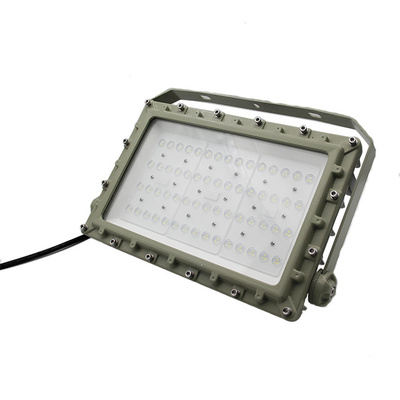 रासायनिक उद्योग प्रकाश Ip66 एलईडी विस्फोट प्रूफ प्रकाश 50w 100w 150w 200w विस्फोट प्रूफ बाढ़ प्रकाश