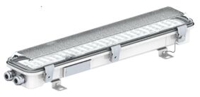 खतरनाक स्थान क्षेत्र 1 और 2 ATEX CE स्वीकृत IP66 10W 18W 36W फ्लोरोसेंट लाइट औद्योगिक LED लीनियर विस्फोट प्रूफ लाइट